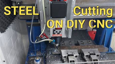 DIY CNC Router cutting steel .
